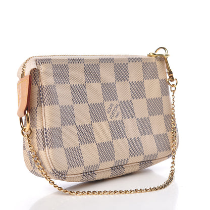 Louis Vuitton Damier Azur Mini Pochette Accessories 3 of 8