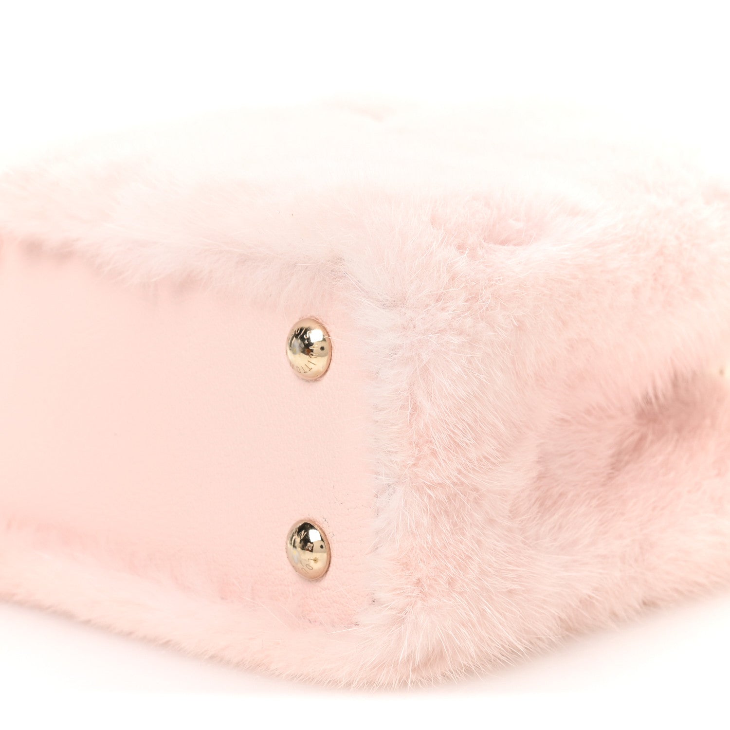 Louis Vuitton Mink Calfskin Goatskin Capucines Mini Rosewater Pink 9 of 12