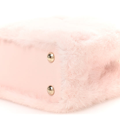 Louis Vuitton Mink Calfskin Goatskin Capucines Mini Rosewater Pink 9 of 12