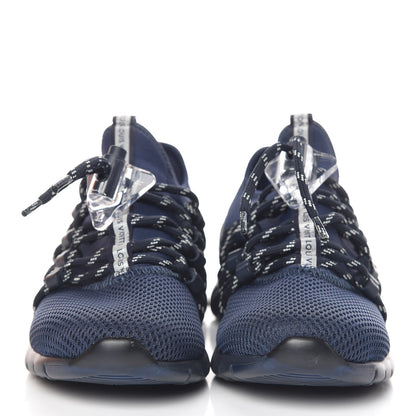 Louis Vuitton Neoprene Mesh Rubber Fastlane Low Sneakers 35 Marine 2 of 9