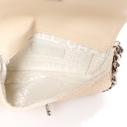 Chanel Snakeskin 3 Chain Flap Beige Clair 5 of 14