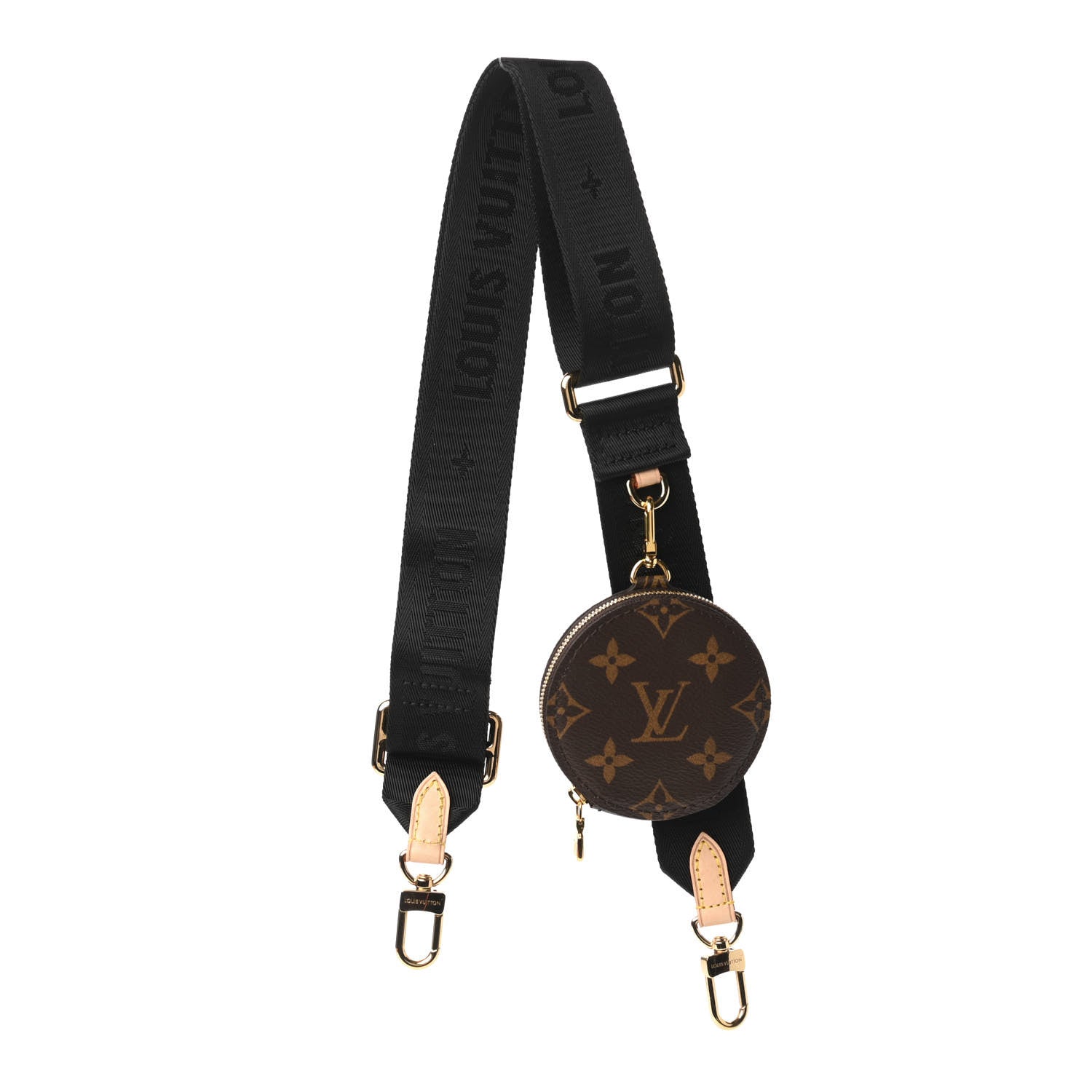 Louis Vuitton Monogram Multi Pochette Accessories Bandouliere Shoulder Strap Black 1 of 8