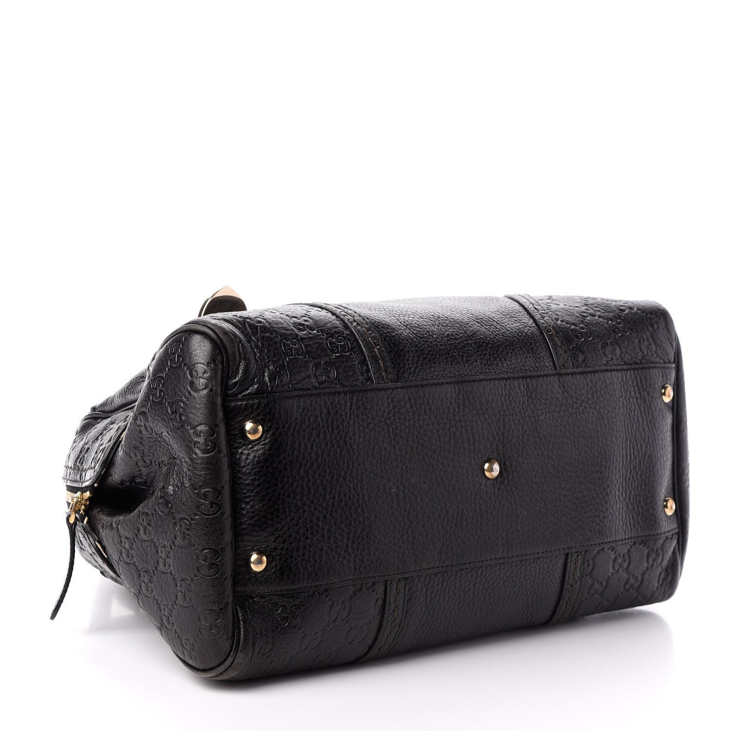 Gucci Guccissima Signoria Large Dome Bag Black 4 of 9