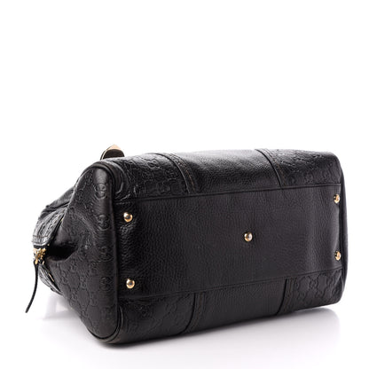 Gucci Guccissima Signoria Large Dome Bag Black 4 of 9