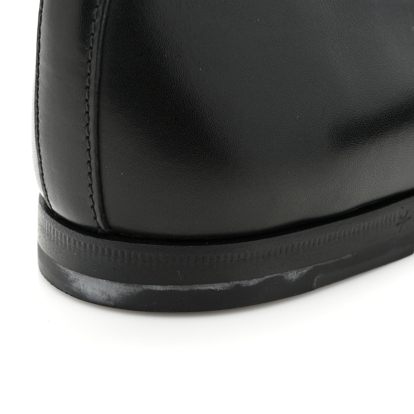 Calfskin Womens Jordaan Loafers 37.5 Black