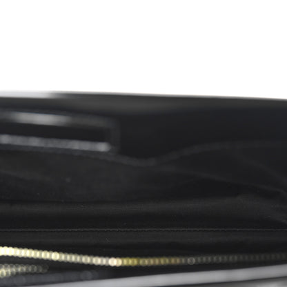 Saint Laurent Patent Calfskin Suzanne Shopping Tote Black 10 of 17
