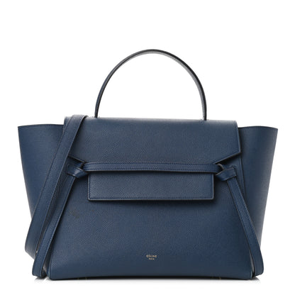 Celine Grained Calfskin Mini Belt Bag Deepsea 1 of 10