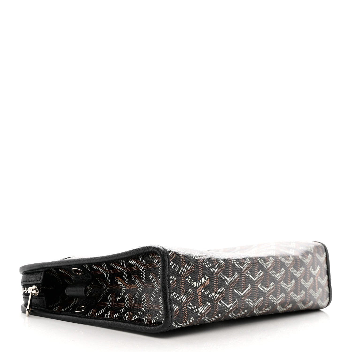 Goyard Goyardine Jouvence MM Toiletry Pouch Black 4 of 8