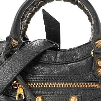 Balenciaga Agneau Giant 12 Gold Hardware Mini City Gris Tarmac 8 of 10