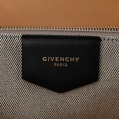 Givenchy Calfskin Chain Embossed Large Bond Shopper Tote Black 6 of 10
