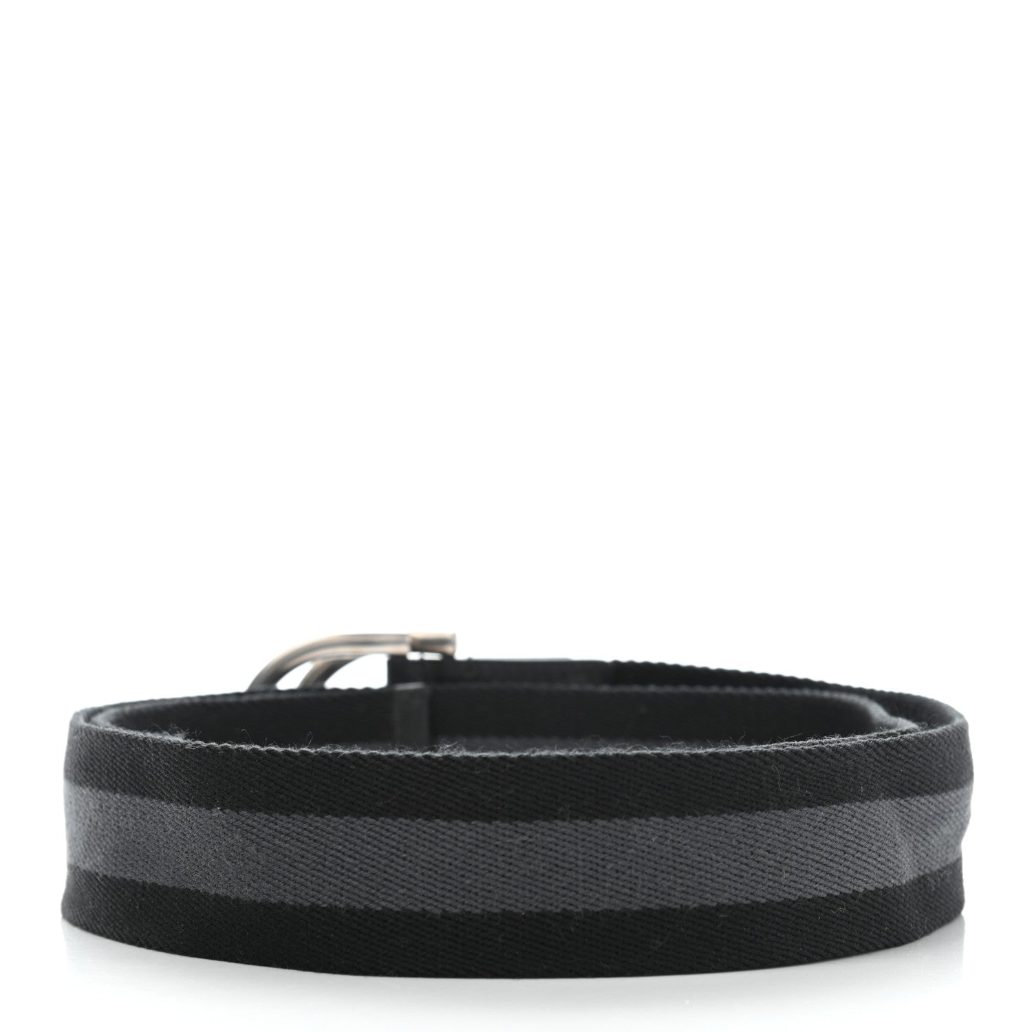 Gucci Canvas Web D Ring Belt 95 38 Black 2 of 8