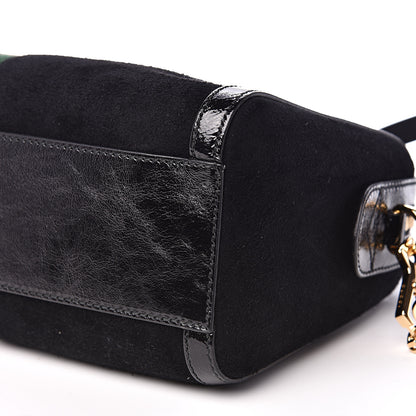 Gucci Suede Patent GG Web Medium Ophidia Boston Black 8 of 10