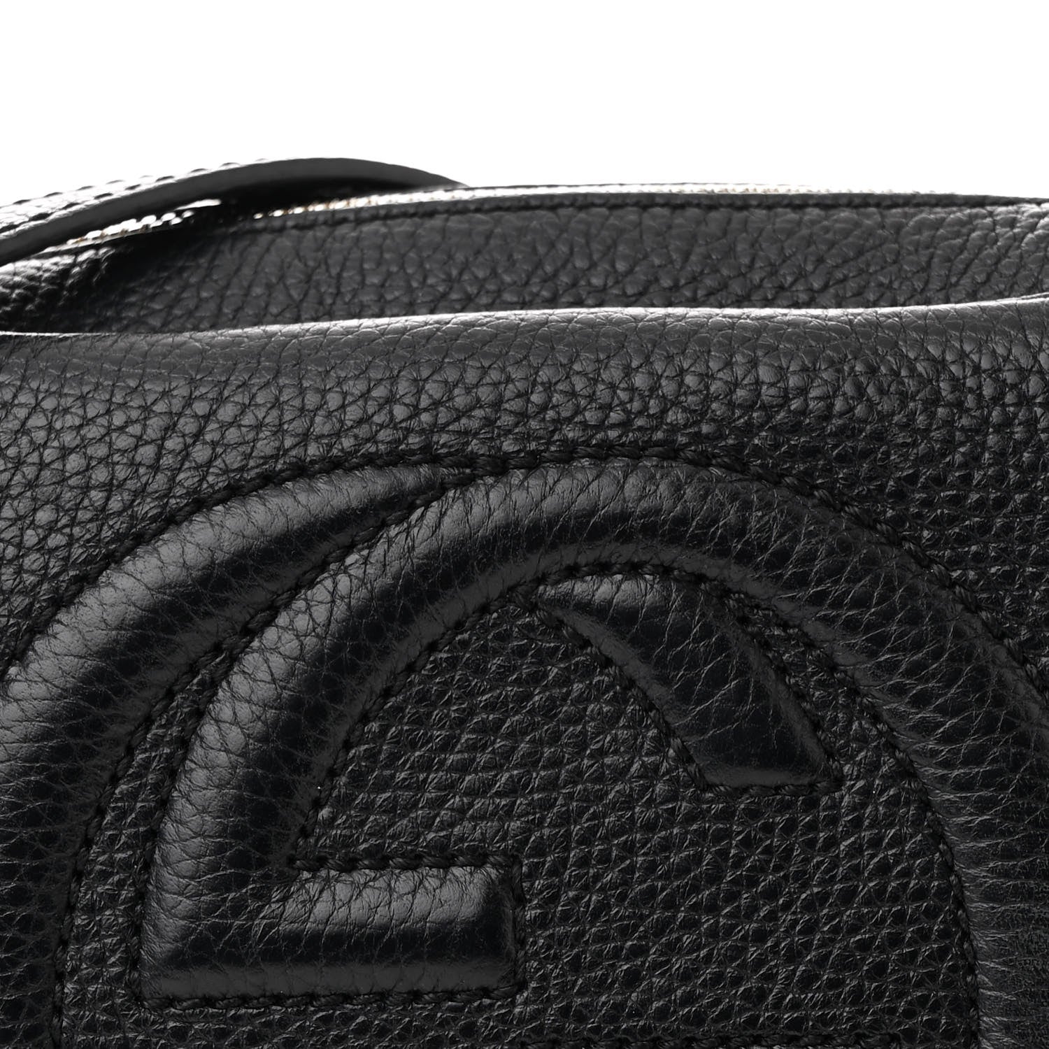Gucci Pebbled Calfskin Small Soho Disco Bag Black 8 of 11
