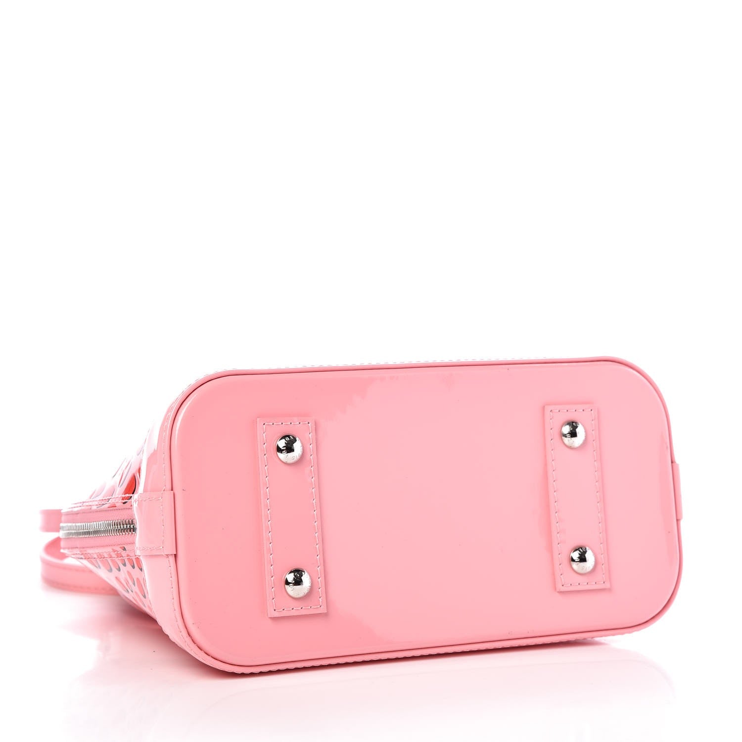Louis Vuitton Vernis Jungle Dots Alma BB Sugar Pink Poppy 4 of 7
