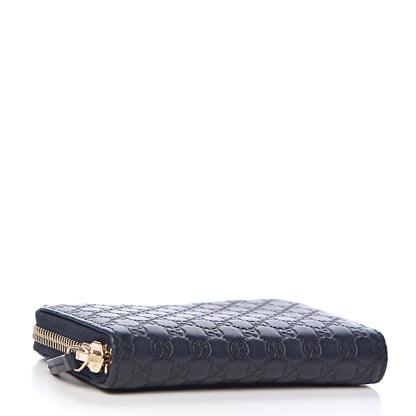 Gucci Microguccissima Zip Around Card Case Navy 4 of 8