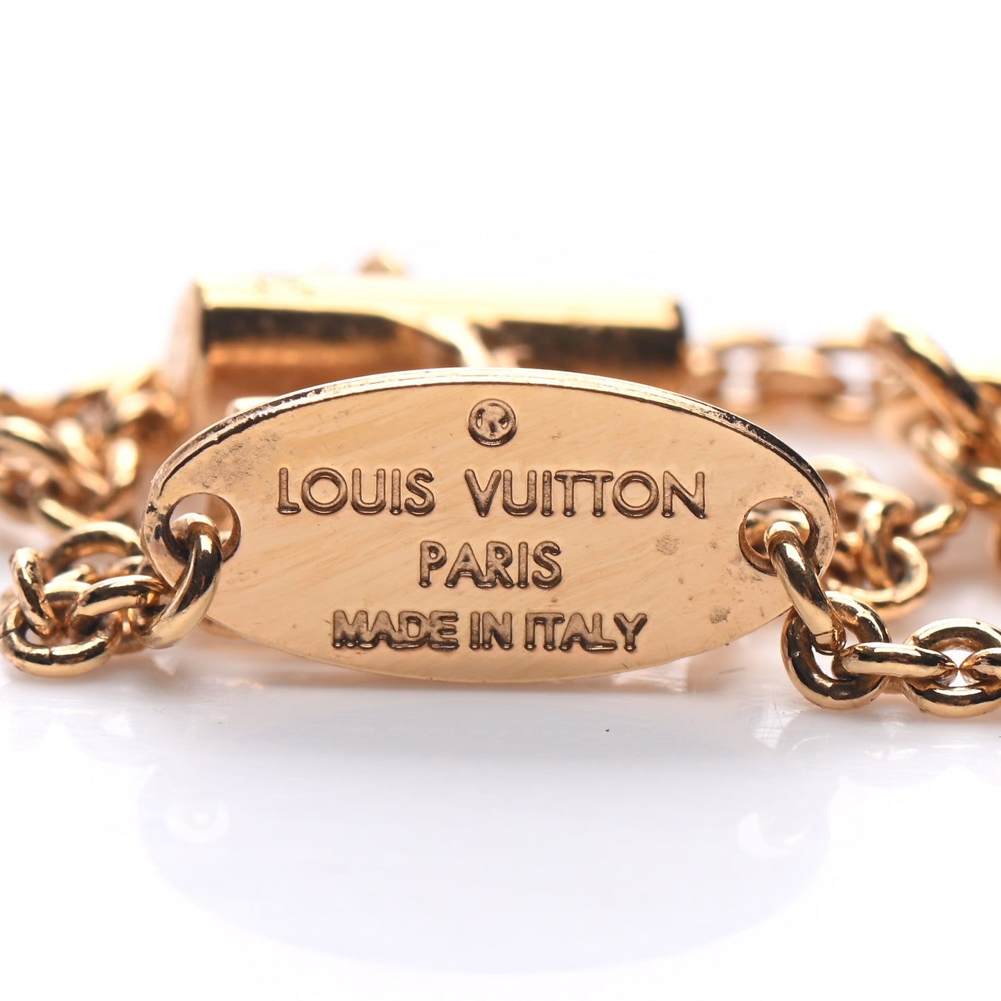 LV And Me Letter H Bracelet Gold