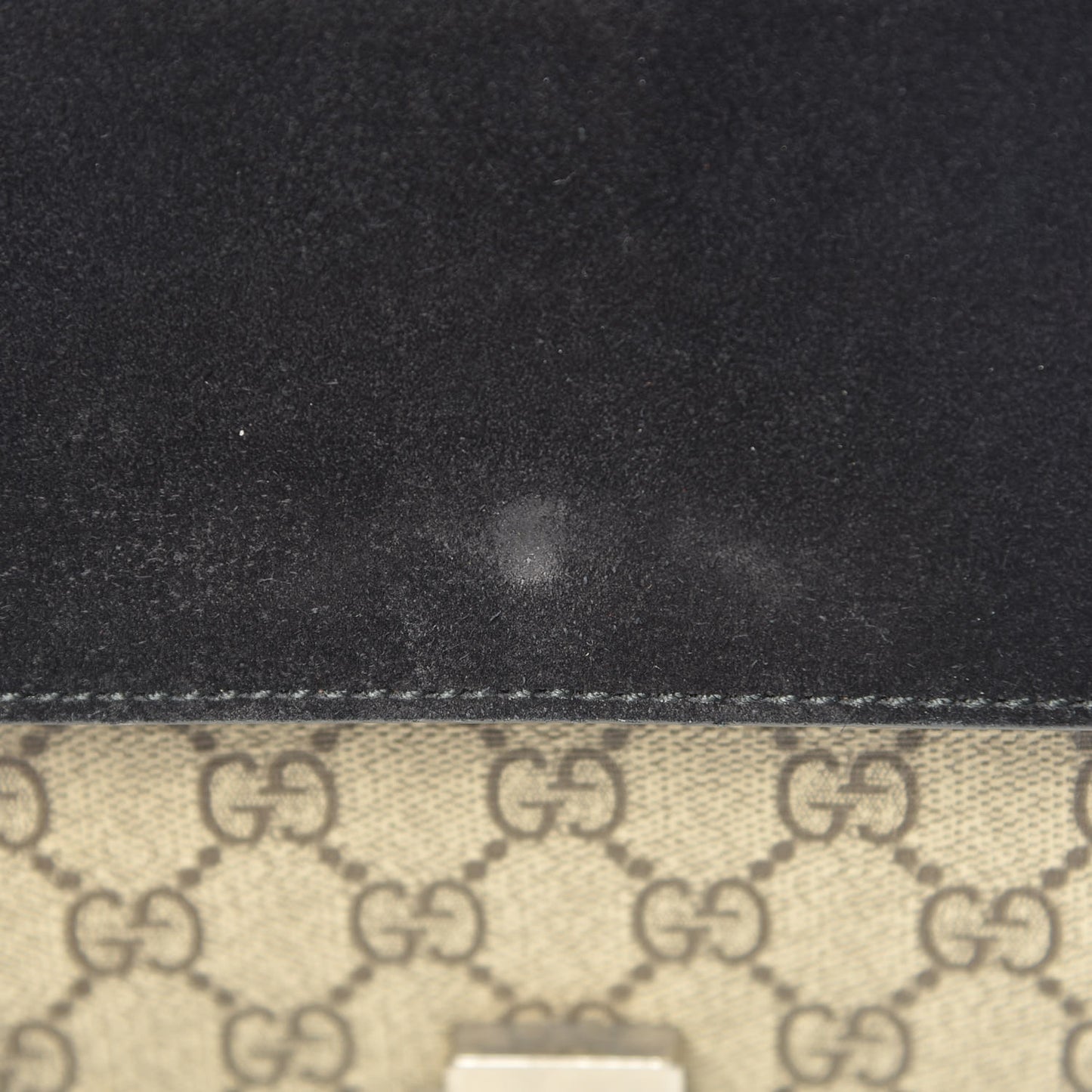 GG Supreme Monogram Small Dionysus Shoulder Bag Black