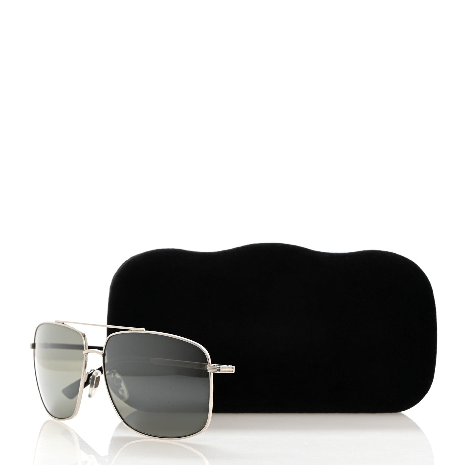 Gucci Aviator Sunglasses GG0836SK Silver 8 of 8