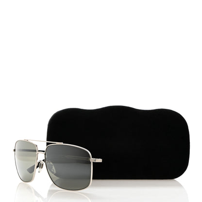 Gucci Aviator Sunglasses GG0836SK Silver 8 of 8