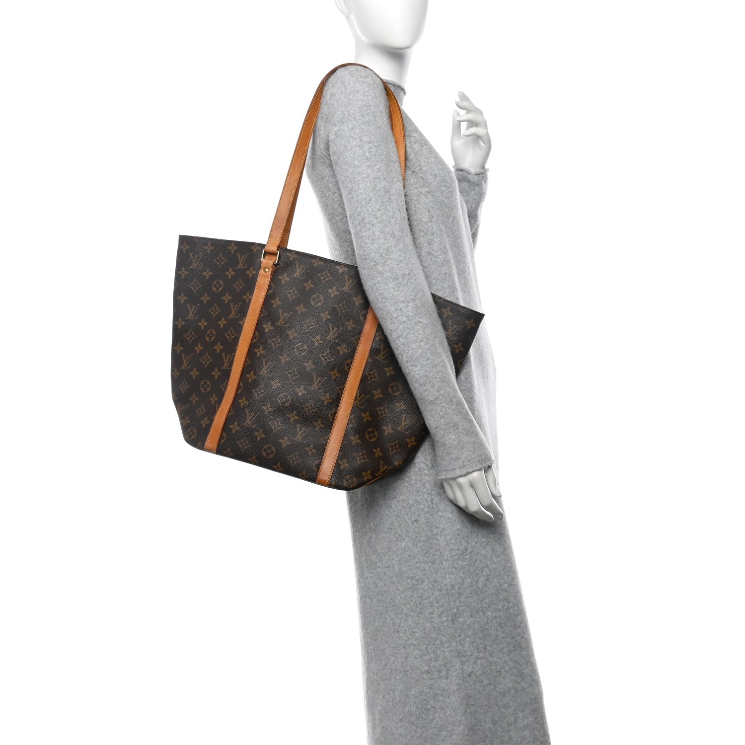 Louis Vuitton Monogram Sac Shopping Tote 2 of 11