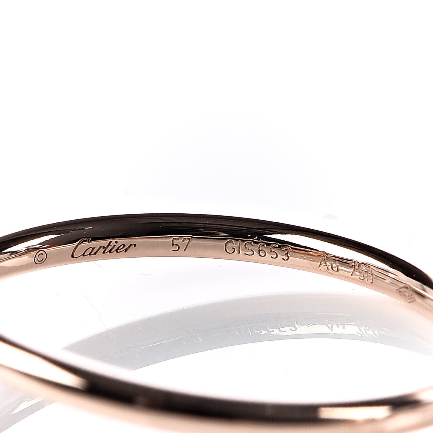 18K Pink Gold Small Juste Un Clou Ring 57 8