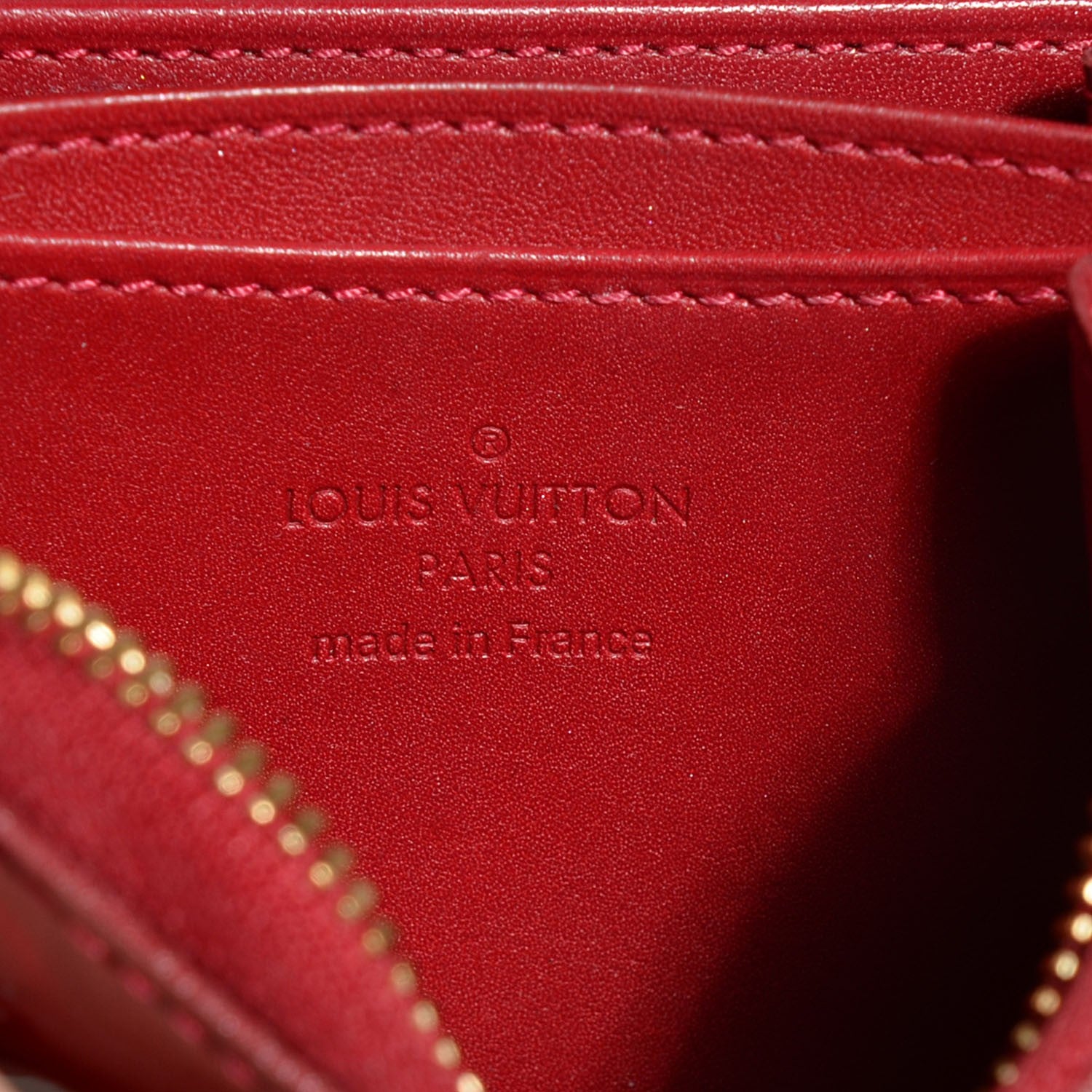 Louis Vuitton Vernis Zippy Coin Purse Pomme D'Amour 6 of 7