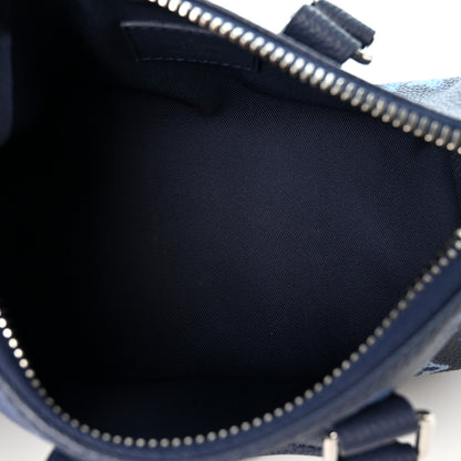 Louis Vuitton Monogram Ink Watercolor Keepall XS Blue 5 of 9