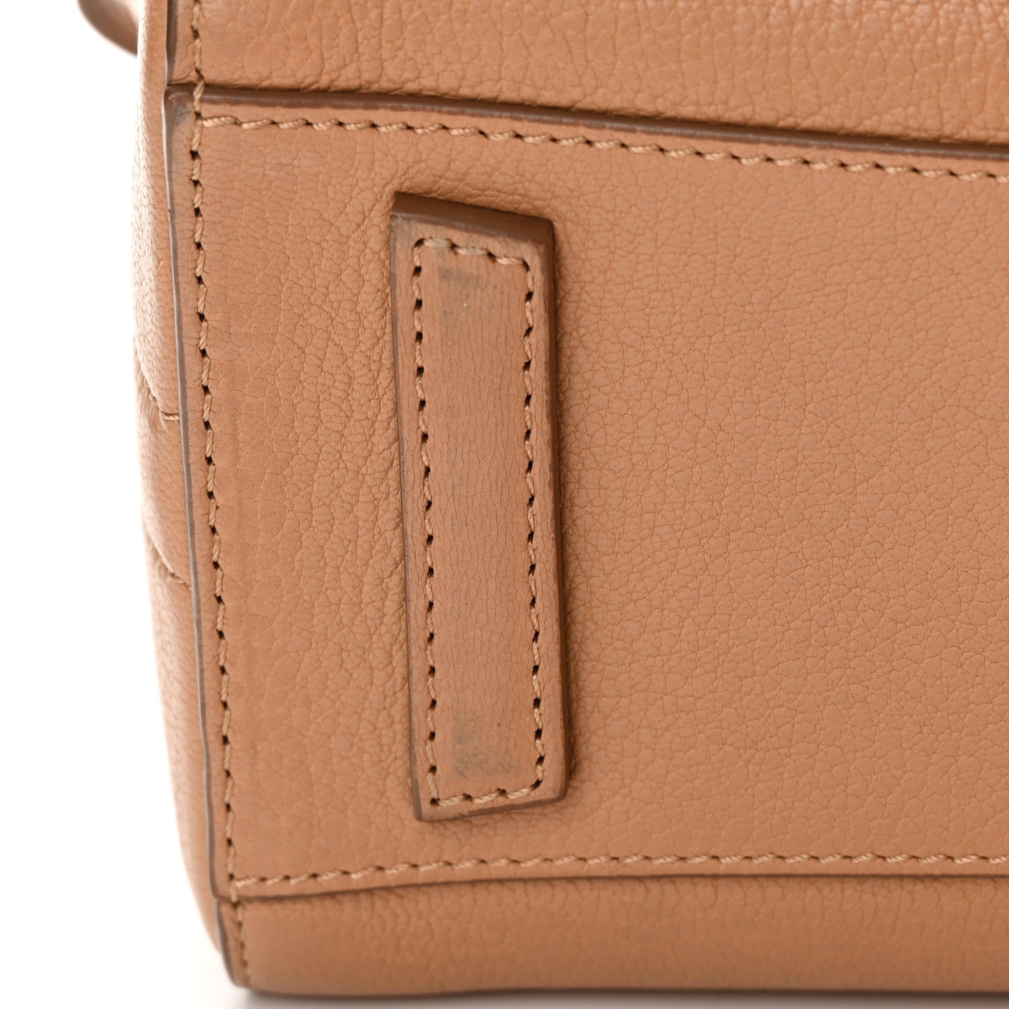Sugar Goatskin Mini Antigona Medium Beige