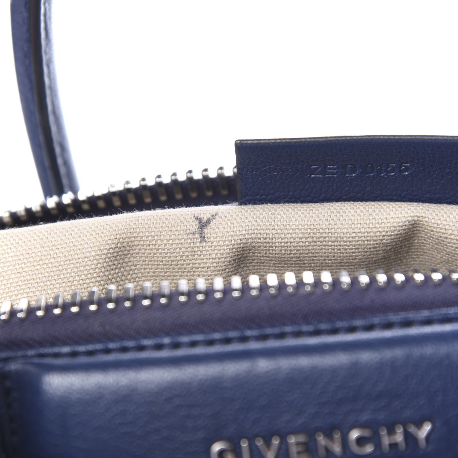 Givenchy Sugar Goatskin Small Antigona Night Blue 11 of 13