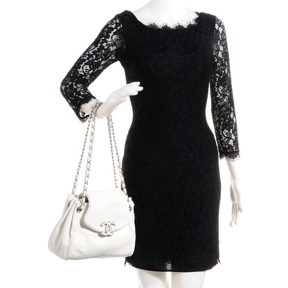 Chanel Lambskin Sensual Medium Flap White 2 of 8
