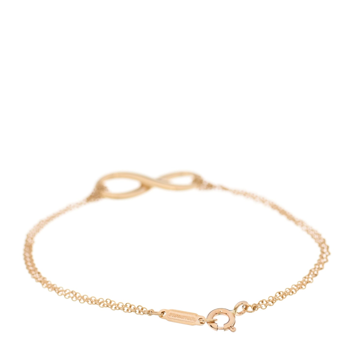 18K Yellow Gold Infinity Bracelet