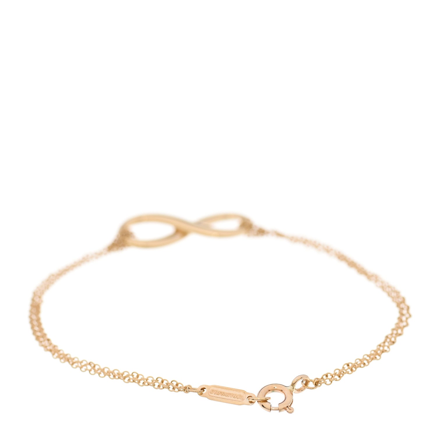 Tiffany 18K Yellow Gold Infinity Bracelet 2 of 5