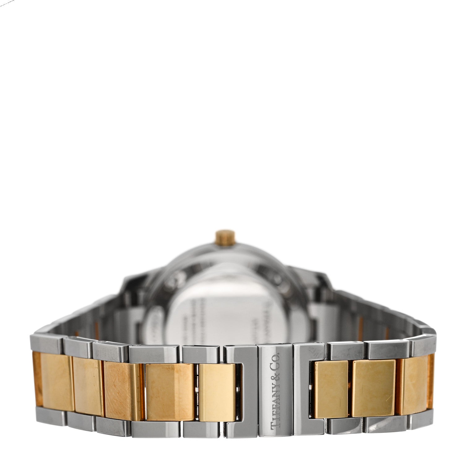 Tiffany Stainless Steel 18K Yellow Gold 29mm Atlas 2-Hand Quartz Watch 3 of 5