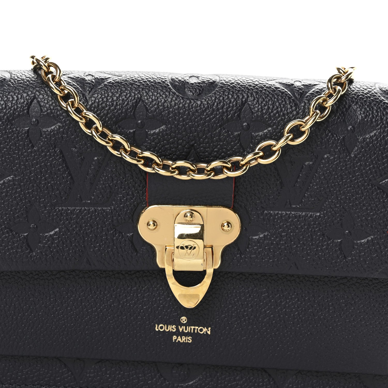 Louis Vuitton Empreinte Vavin Chain Wallet Marine Rouge 8 of 11