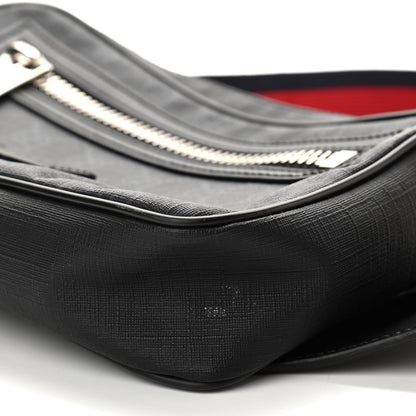 Gucci Soft GG Supreme Monogram Web Belt Bag Black Grey 10 of 10