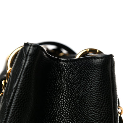 Chanel Caviar Quilted Grand Shopping Tote GST Black 11 of 12