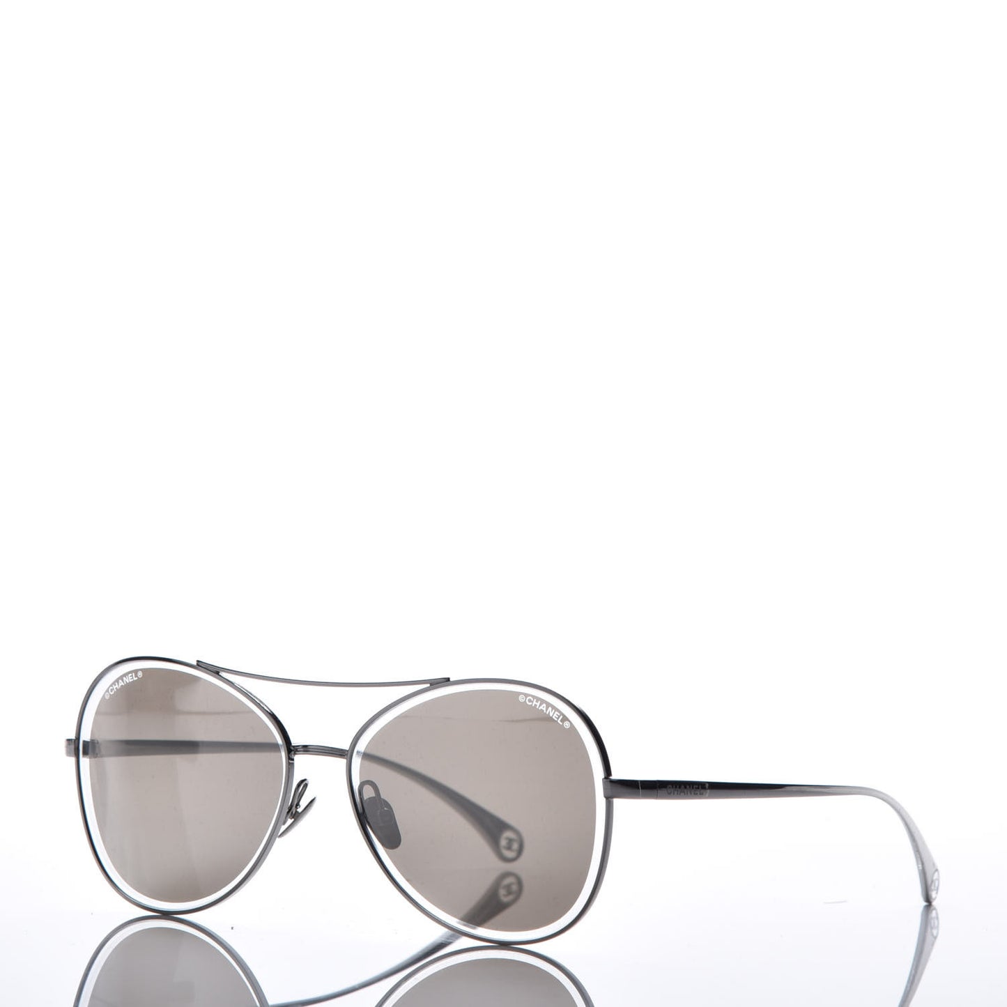 Metal Pilot Sunglasses 4260 Black