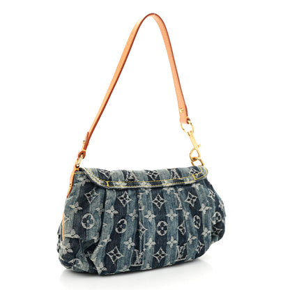 Louis Vuitton Denim Raye Mini Pleaty 3 of 9