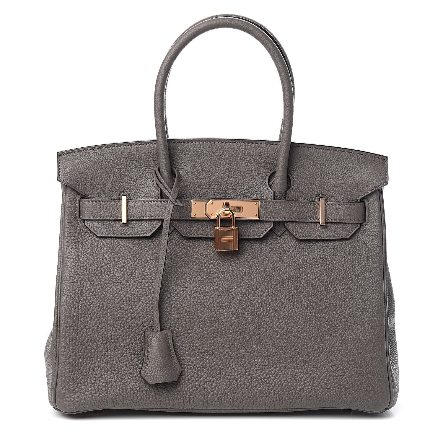 Hermes Togo Birkin 30 Etain 1 of 32