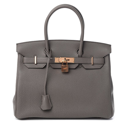Hermes Togo Birkin 30 Etain 1 of 32