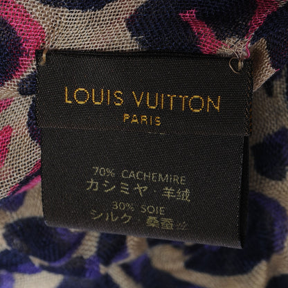 Louis Vuitton Cashmere Silk Leo Pop Stole Corail 8 of 8