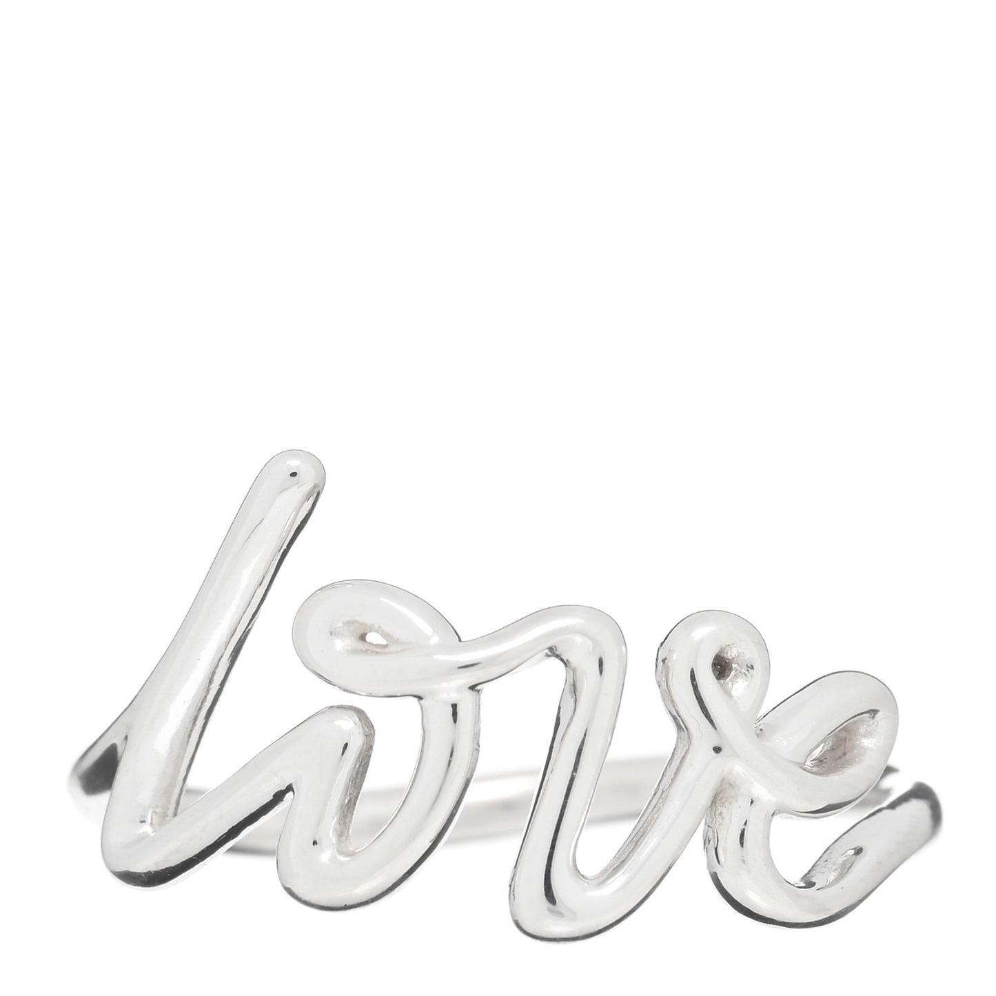 Sterling Silver Paloma Picasso Graffiti Love Ring 54 7