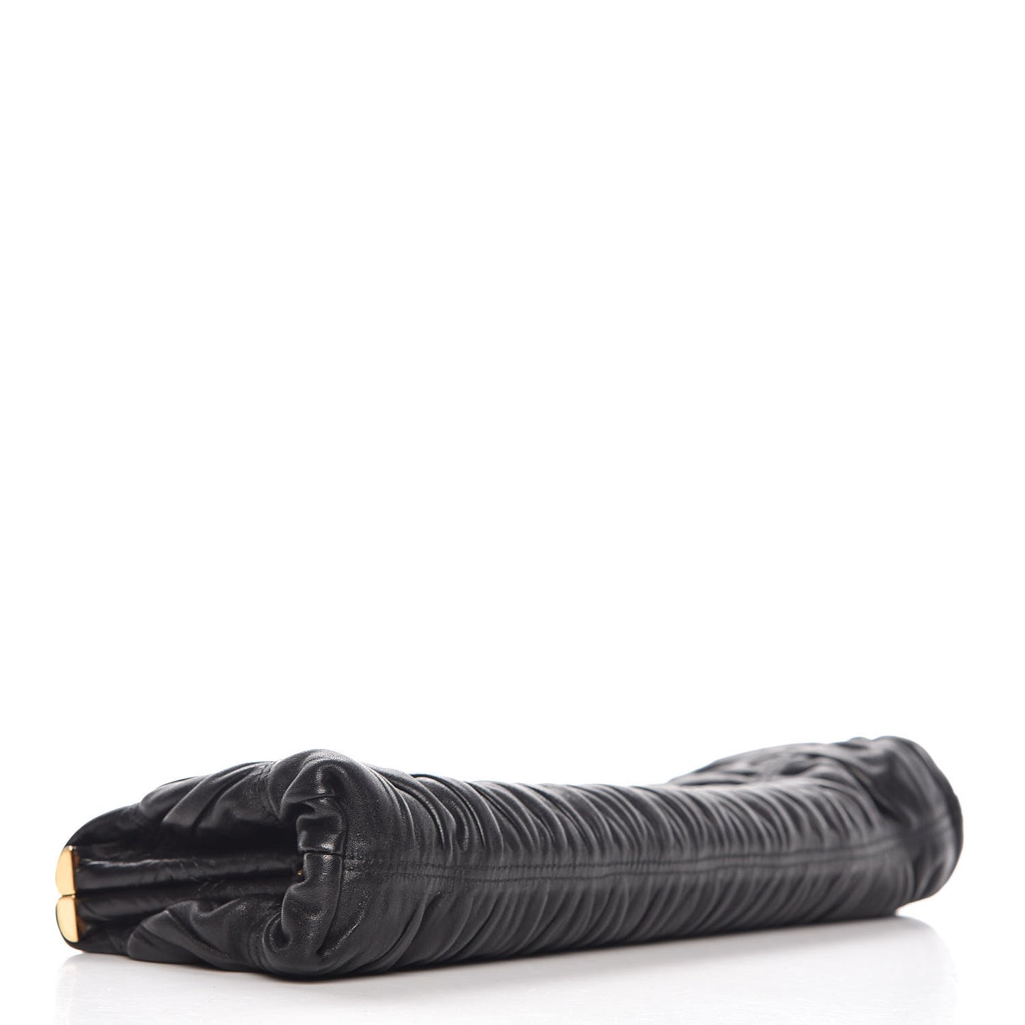 Nappa Gaufre Clutch Black