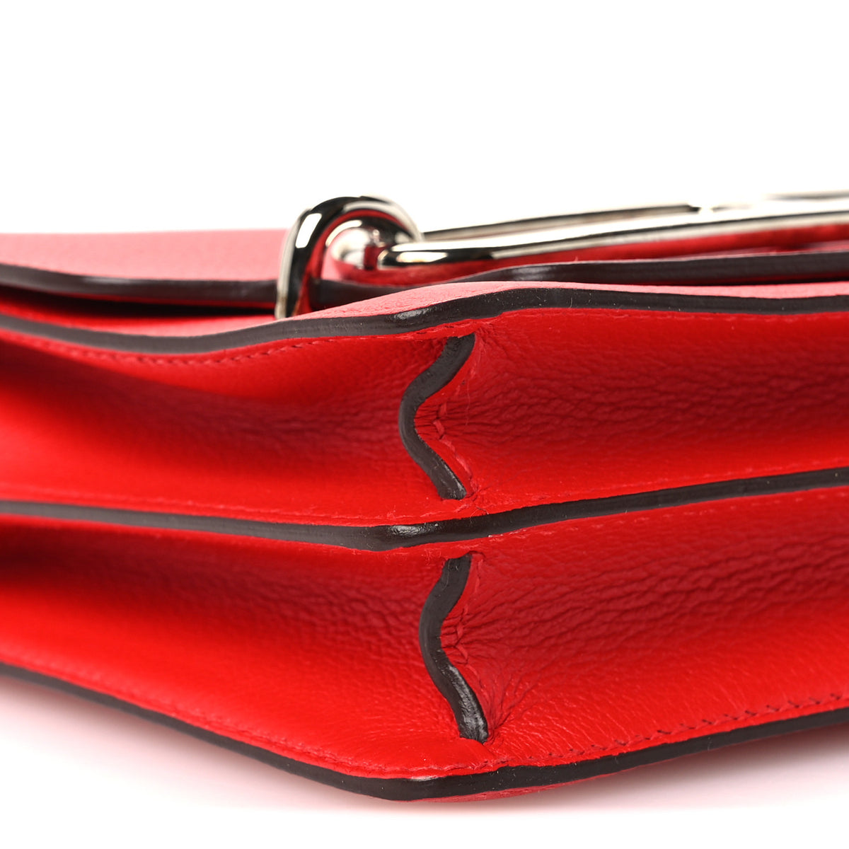 Hermes Evercolor Mini Sac Roulis Rouge De Coeur 9 of 10