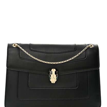 Bulgari Calfskin Serpenti Forever Crossbody Bag Black 7 of 16