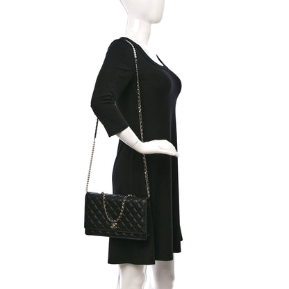 Chanel Lambskin Quilted Fantasy Pearl Flap Black 2 of 10