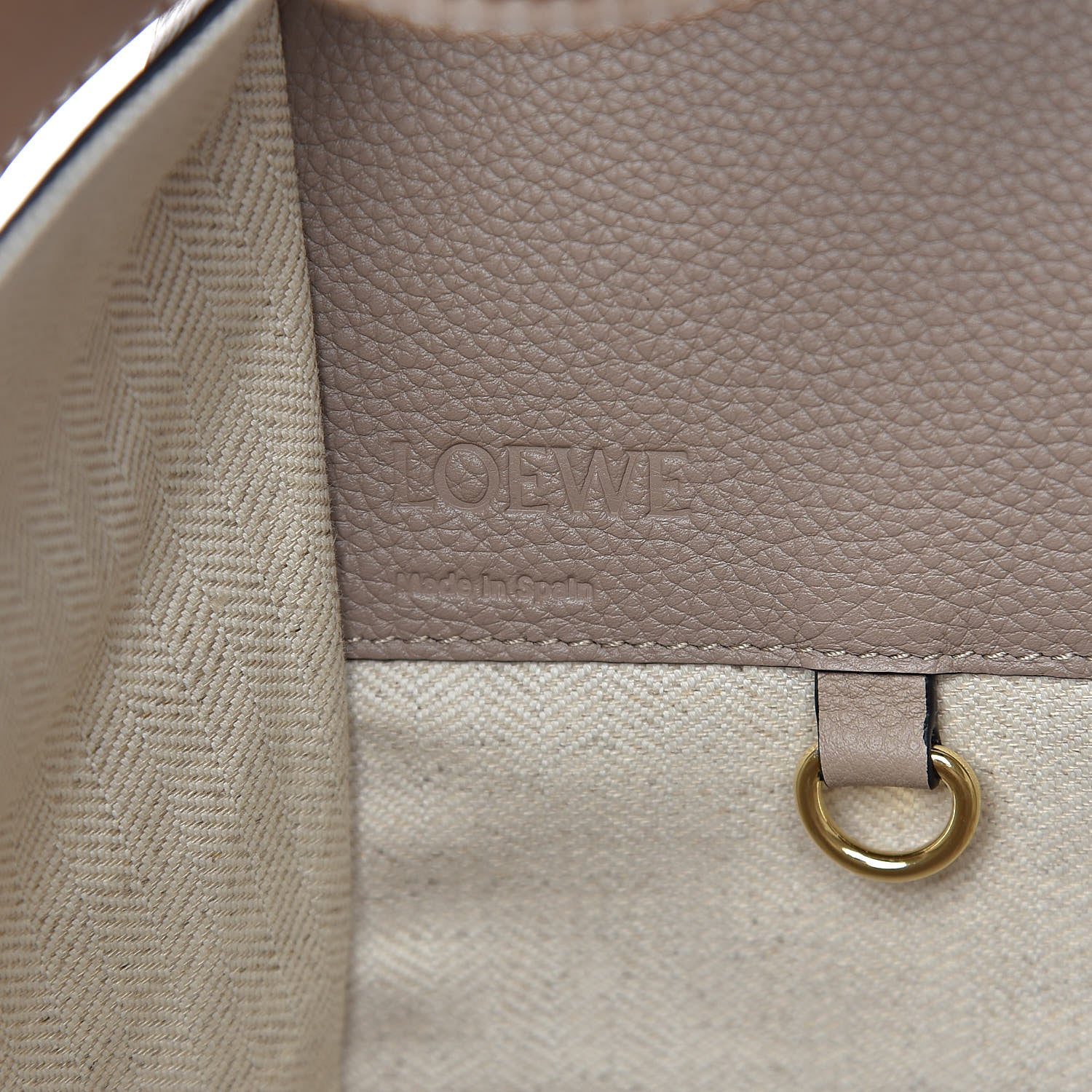 Loewe Calfskin Small Hammock Shoulder Bag Sand Mink 6 of 9