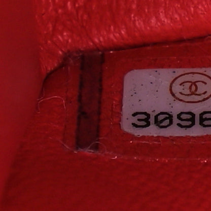 Chanel Caviar Quilted Small Double Flap Red 6 of 14