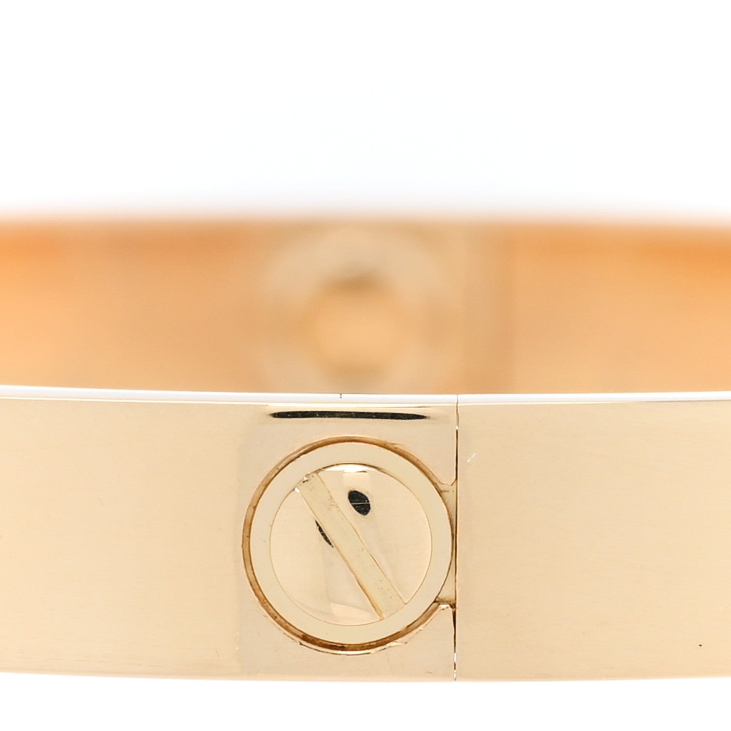 Cartier 18K Yellow Gold 4 Diamond LOVE Bracelet 17 4 of 9