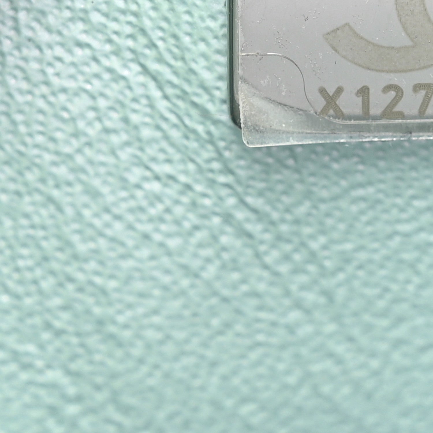 Chanel Iridescent Lambskin Quilted Mini Square Flap Light Blue 8 of 10